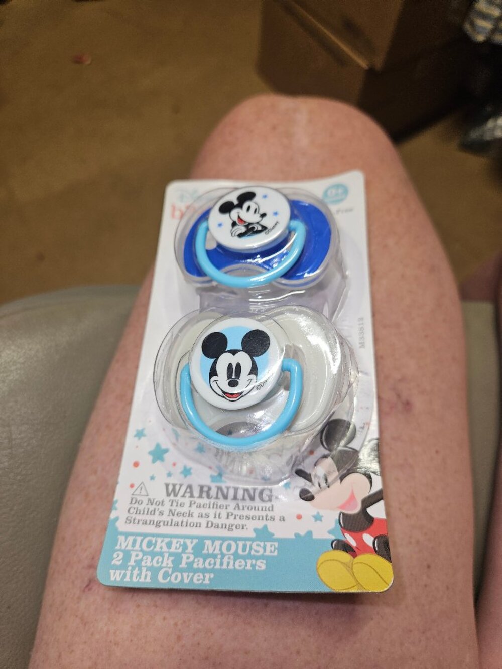 Mickey Mouse 2 Pack Pacifiers with Cover - Bundle Discount Available!